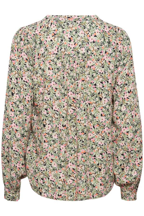 Malu Bl 2 Camellia Rose Mix Aop A | Skjorter og bluser | Smuk - Dameklær på nett