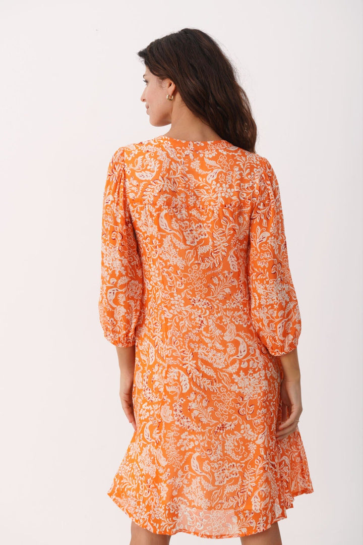 Mandarin Orange Botanical Botellepw Dress | Kjoler | Smuk - Dameklær på nett