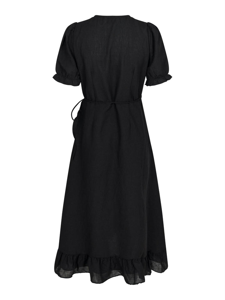 Marietta Linen Dress Black | Kjoler | Smuk - Dameklær på nett