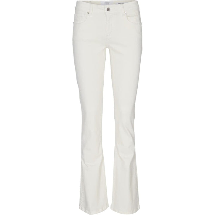 Marija Flare Jeans White | Bukser | Smuk - Dameklær på nett