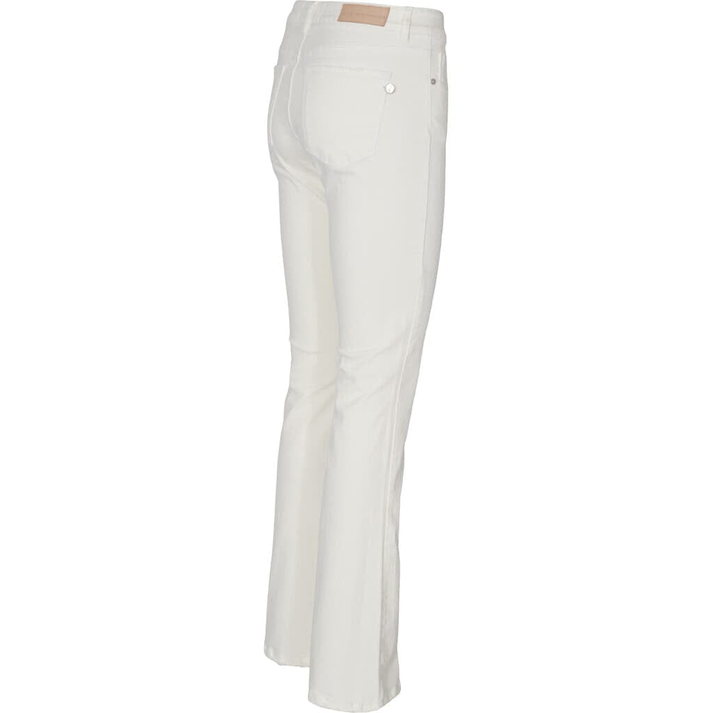 Marija Flare Jeans White | Bukser | Smuk - Dameklær på nett