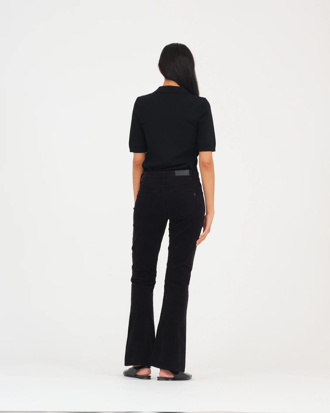 Marija Jeans Baby Cord Excl. Color black | Bukser | Smuk - Dameklær på nett