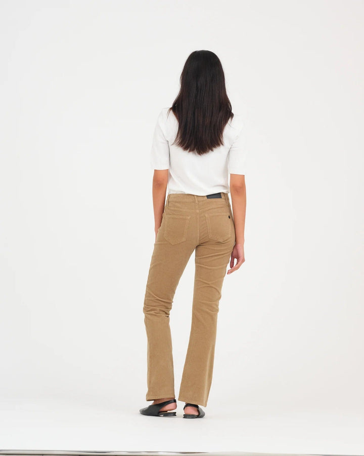 Marija Jeans Baby Cord Excl. Color lead brown | Bukser | Smuk - Dameklær på nett