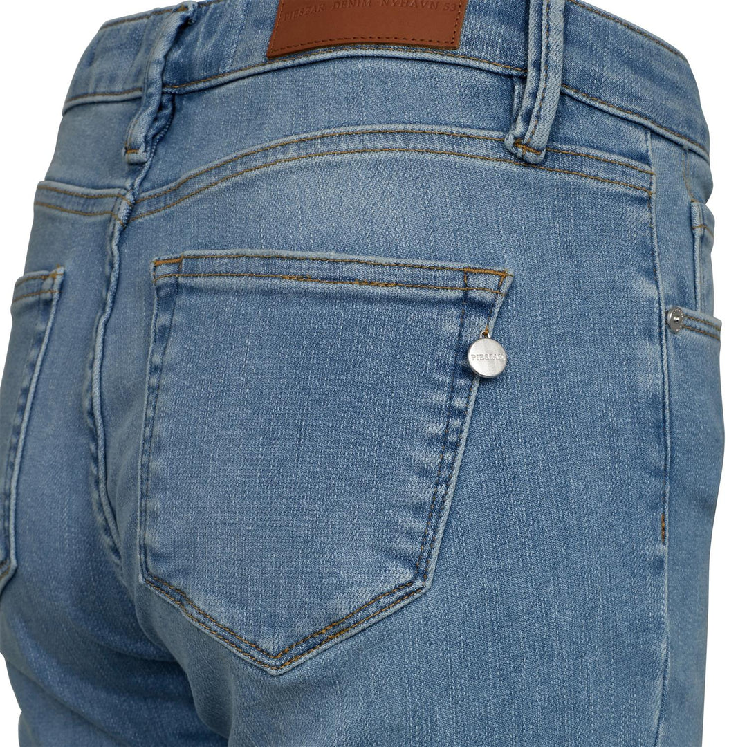 Marija Jeans Wash Bond Street Raw Hem | Bukser | Smuk - Dameklær på nett