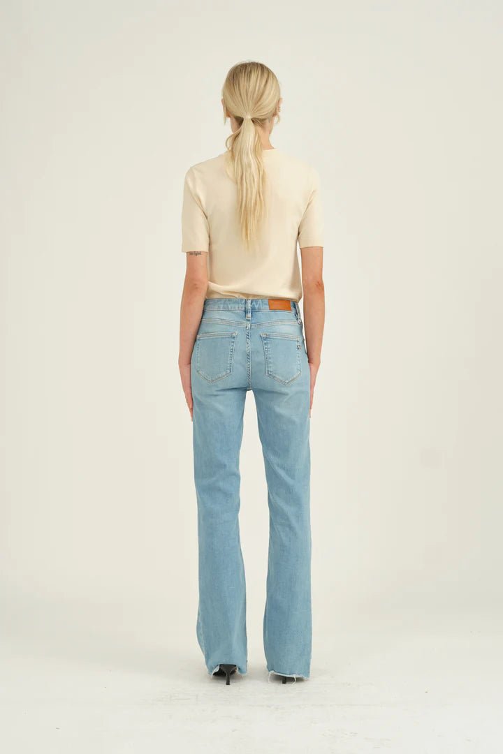 Marija Jeans Wash Bond Street Raw Hem | Bukser | Smuk - Dameklær på nett