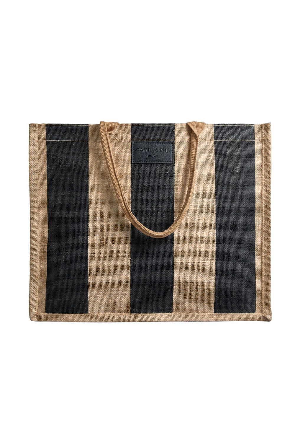 Market Bag Large Black Stripe | Accessories | Smuk - Dameklær på nett