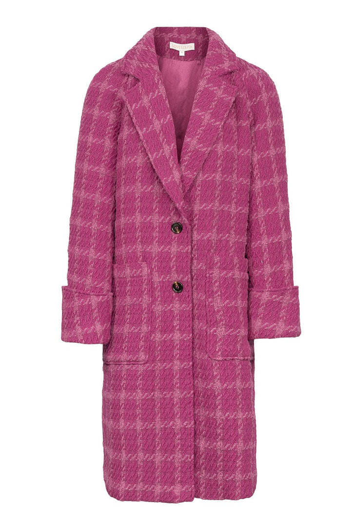Marlow Coat Pink Boucle | Yttertøy | Smuk - Dameklær på nett