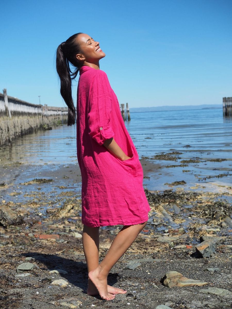 Matilde Linen Dress | Kjoler | Smuk - Dameklær på nett