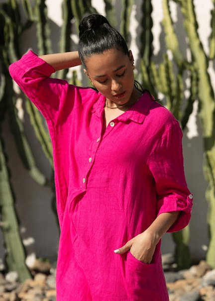 Matilde Linen Dress | Kjoler | Smuk - Dameklær på nett
