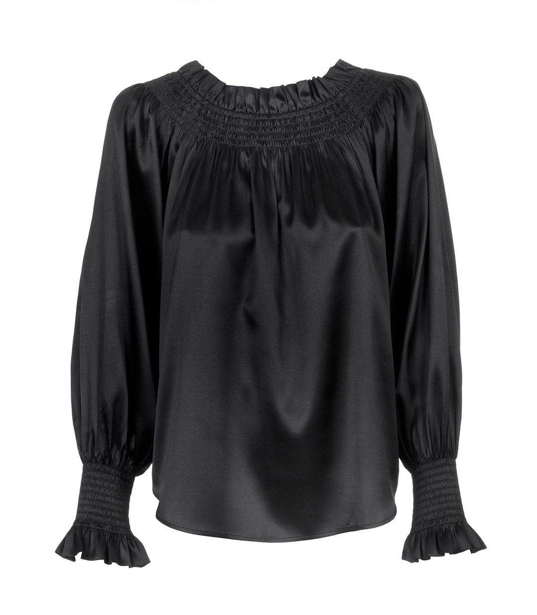 Mila Blouse Black | Skjorter og bluser | Smuk - Dameklær på nett