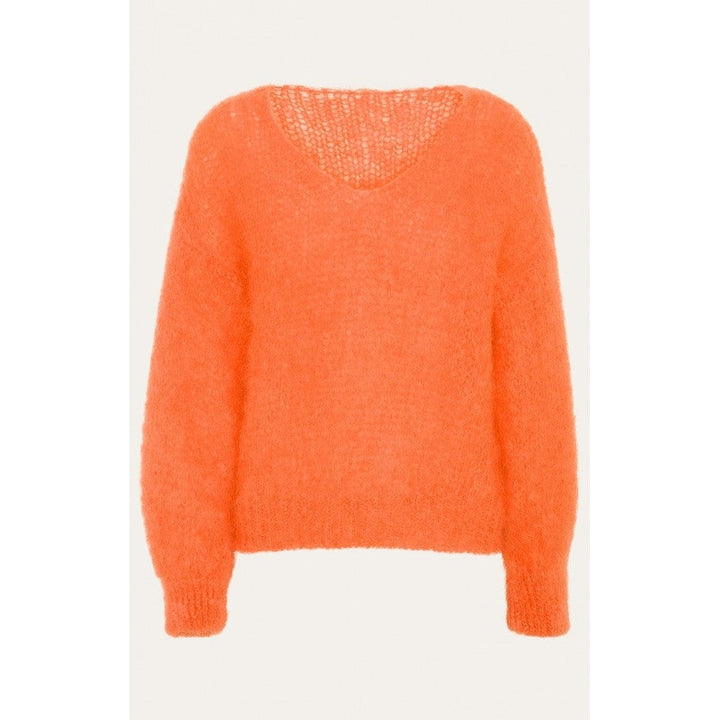 Milana Ls Mohair Knit Burnt Orange | Genser | Smuk - Dameklær på nett