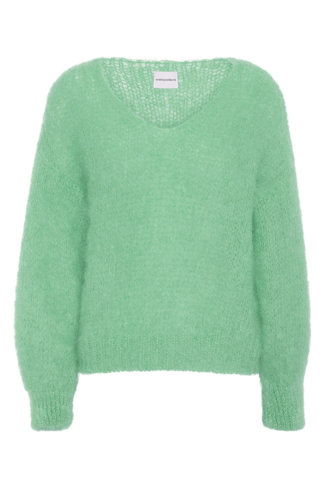 Milana Ls Mohair Knit Light Green | Genser | Smuk - Dameklær på nett