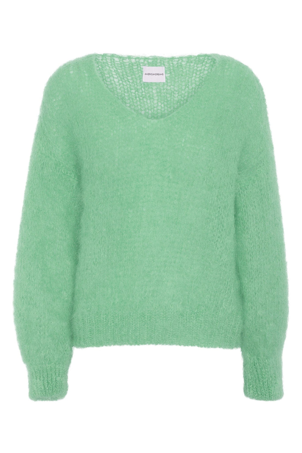 Milana Ls Mohair Knit Light Green | Genser | Smuk - Dameklær på nett