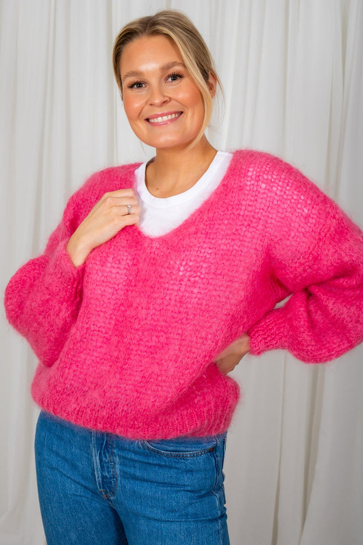 Milana Ls Mohair Knit Pink | Genser | Smuk - Dameklær på nett