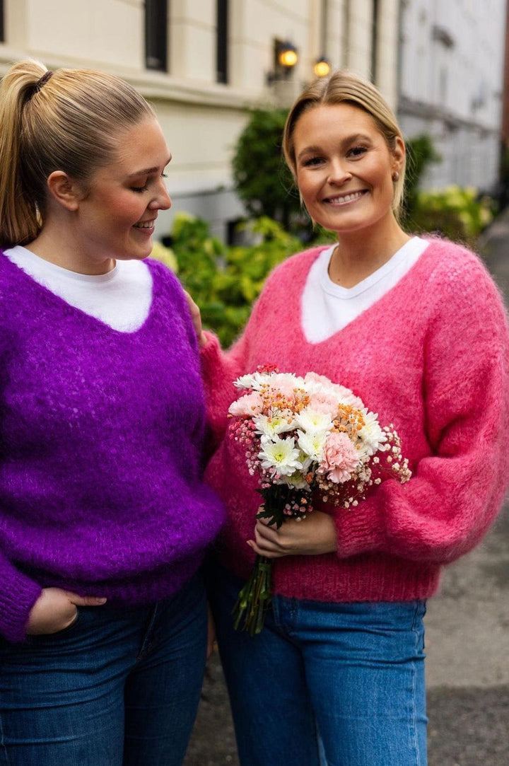 Milana Ls Mohair Knit Pink | Genser | Smuk - Dameklær på nett