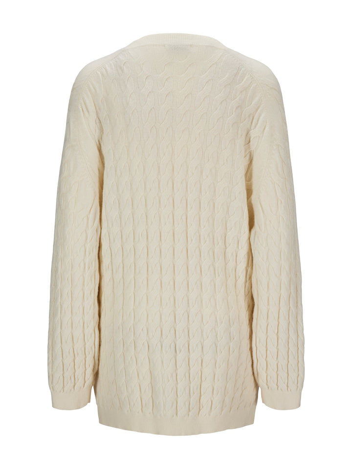 Milo Cable Knit Pullover Off White | Genser | Smuk - Dameklær på nett