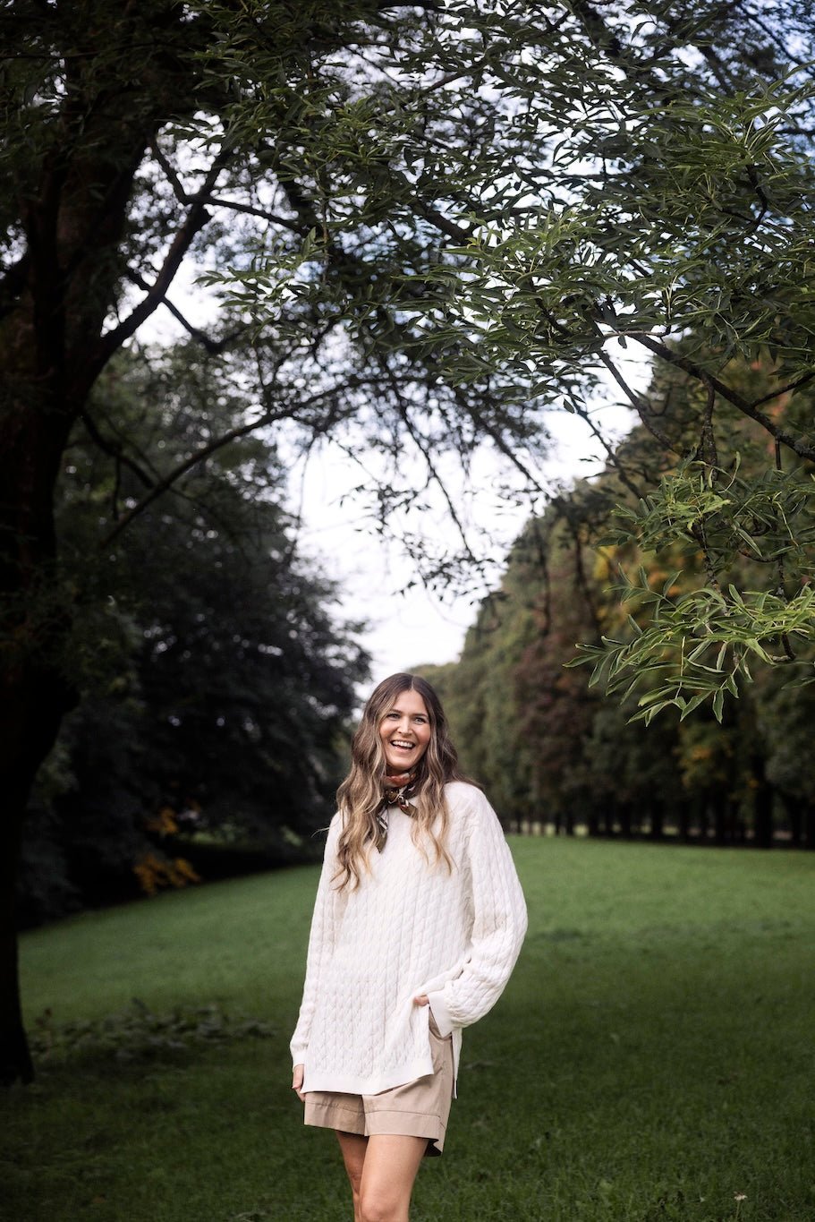 Milo Cable Knit Pullover Off White | Genser | Smuk - Dameklær på nett