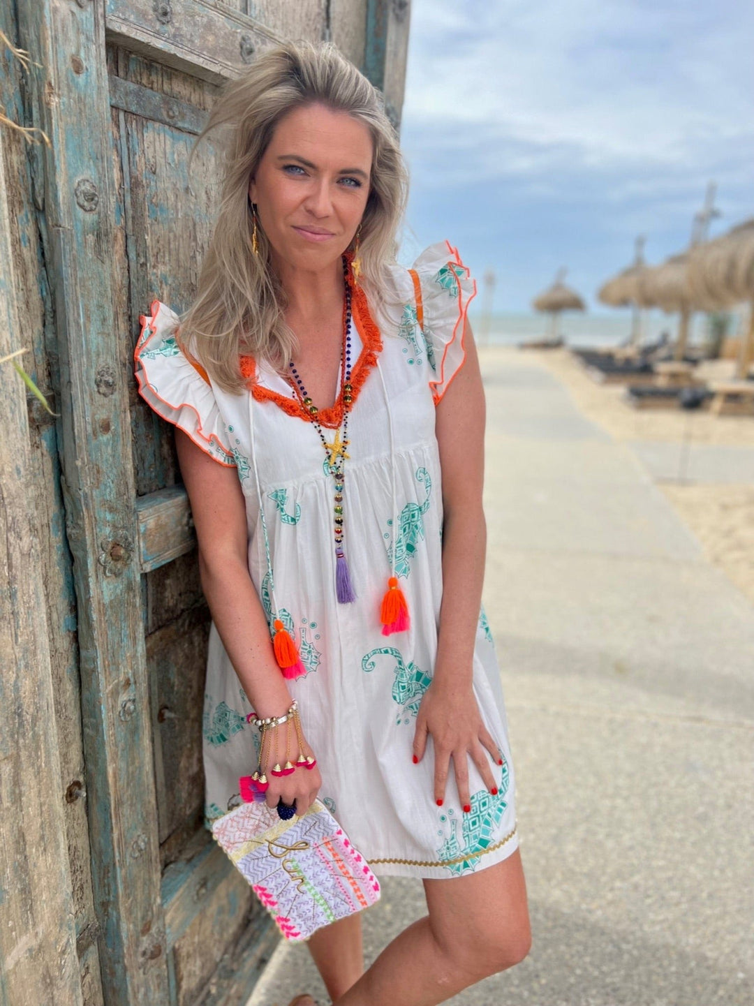 Mini dress white | Kjoler | Smuk - Dameklær på nett