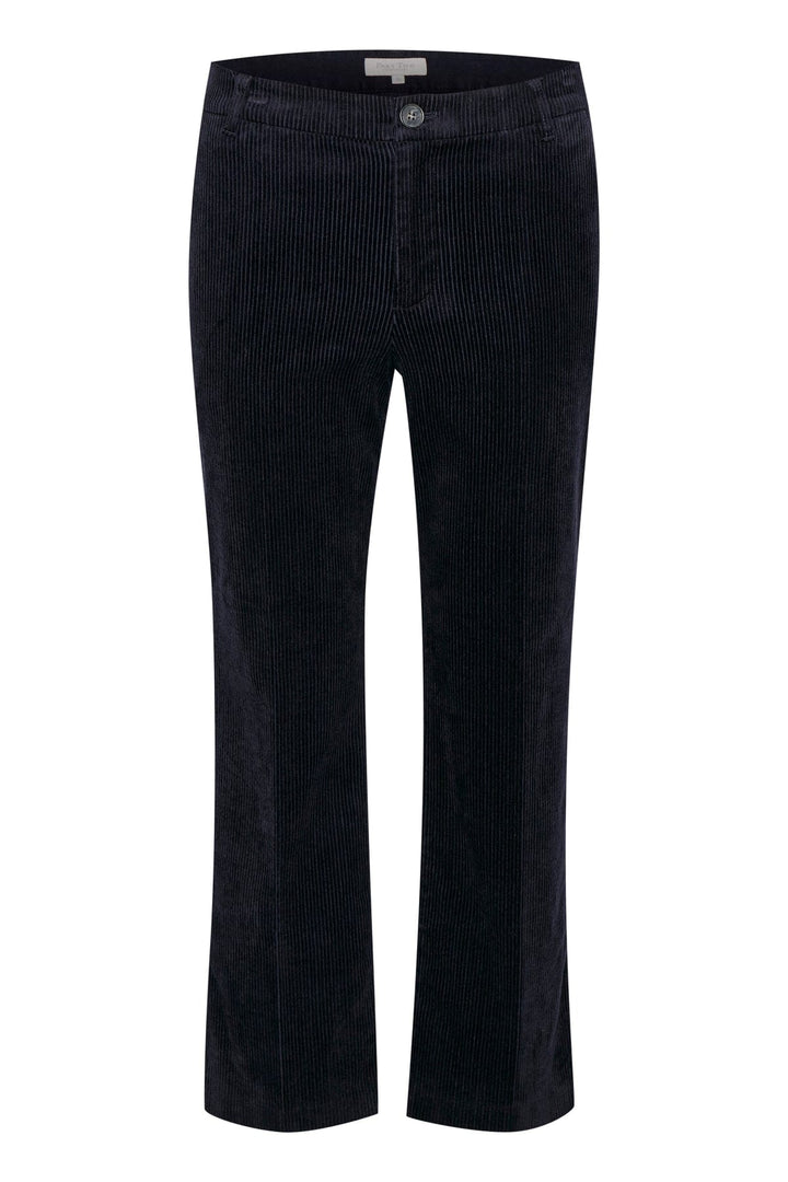 Mishapw Cropped Pants Dark Navy | Bukser | Smuk - Dameklær på nett