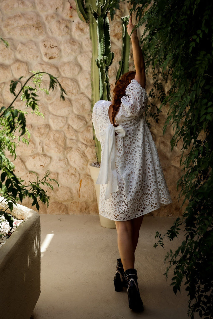 Mmmpop Dress White | Kjoler | Smuk - Dameklær på nett