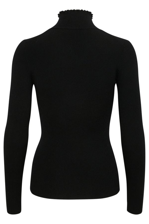 Moniaiw Rib Pullover Black | Genser | Smuk - Dameklær på nett