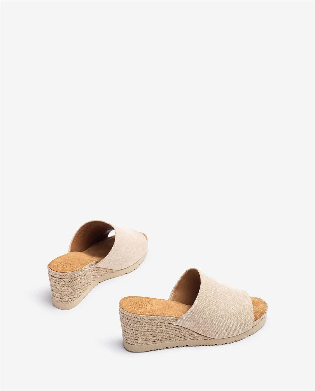 MULE WITH A JUTE WEDGE HEEL | Sko | Smuk - Dameklær på nett