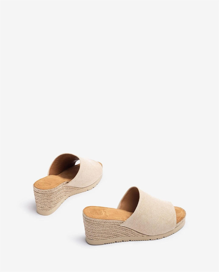 MULE WITH A JUTE WEDGE HEEL | Sko | Smuk - Dameklær på nett