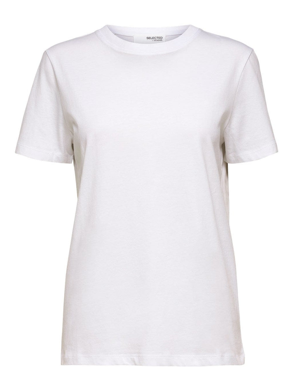 Myessential Ss O-Neck Tee Bright White | Topper | Smuk - Dameklær på nett