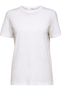 Myessential Ss O-Neck Tee Bright White