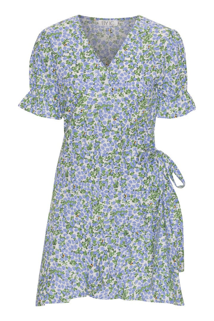 Naomi Dress - Blue Bloom | Kjoler | Smuk - Dameklær på nett