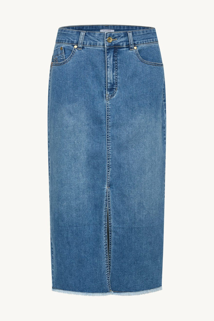 Nedda-Cw - Skirt Blue Denim | Skjørt | Smuk - Dameklær på nett