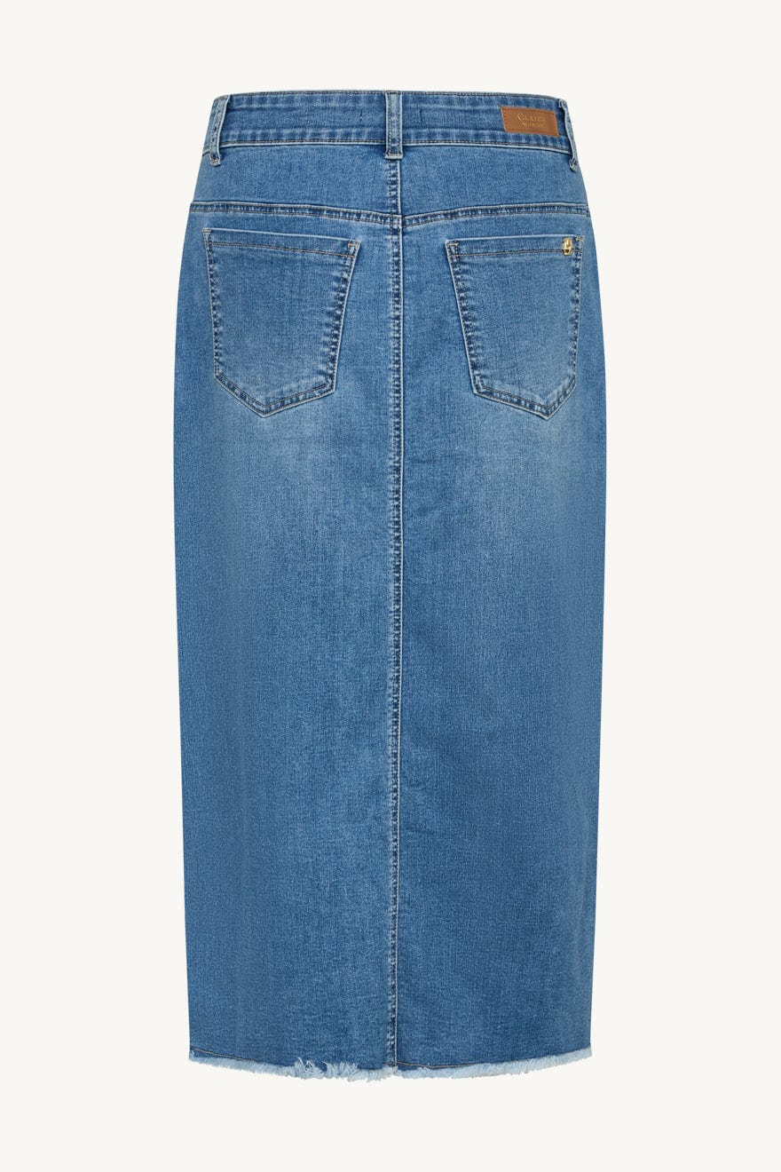 Nedda-Cw - Skirt Blue Denim | Skjørt | Smuk - Dameklær på nett