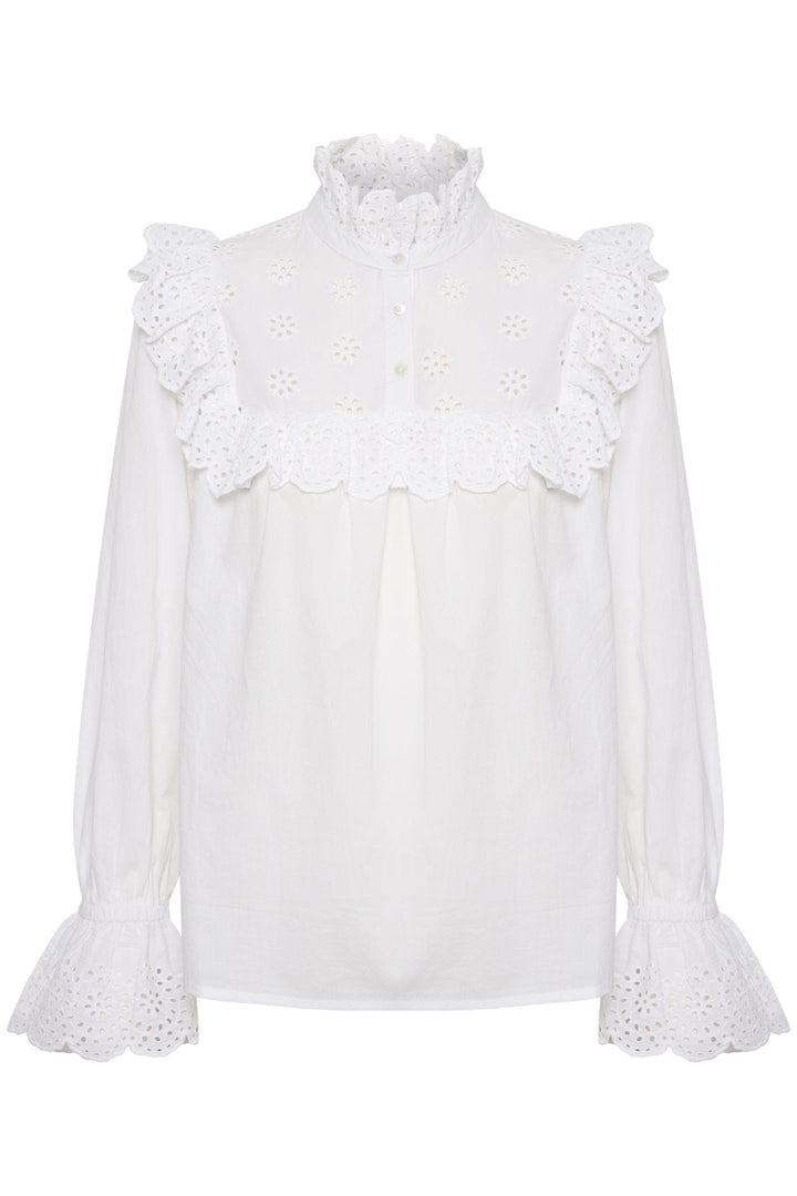 Nileapw Shirt Bright White | Skjorter og bluser | Smuk - Dameklær på nett