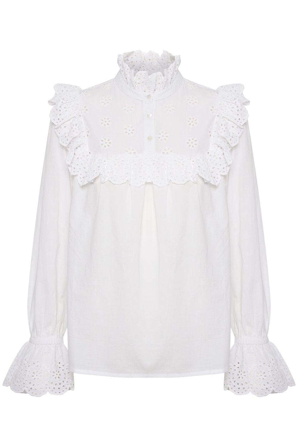 Nileapw Shirt Bright White | Skjorter og bluser | Smuk - Dameklær på nett
