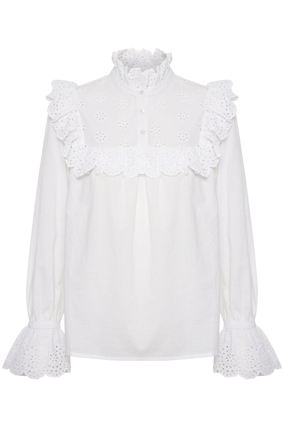 Nileapw Shirt Bright White | Skjorter og bluser | Smuk - Dameklær på nett