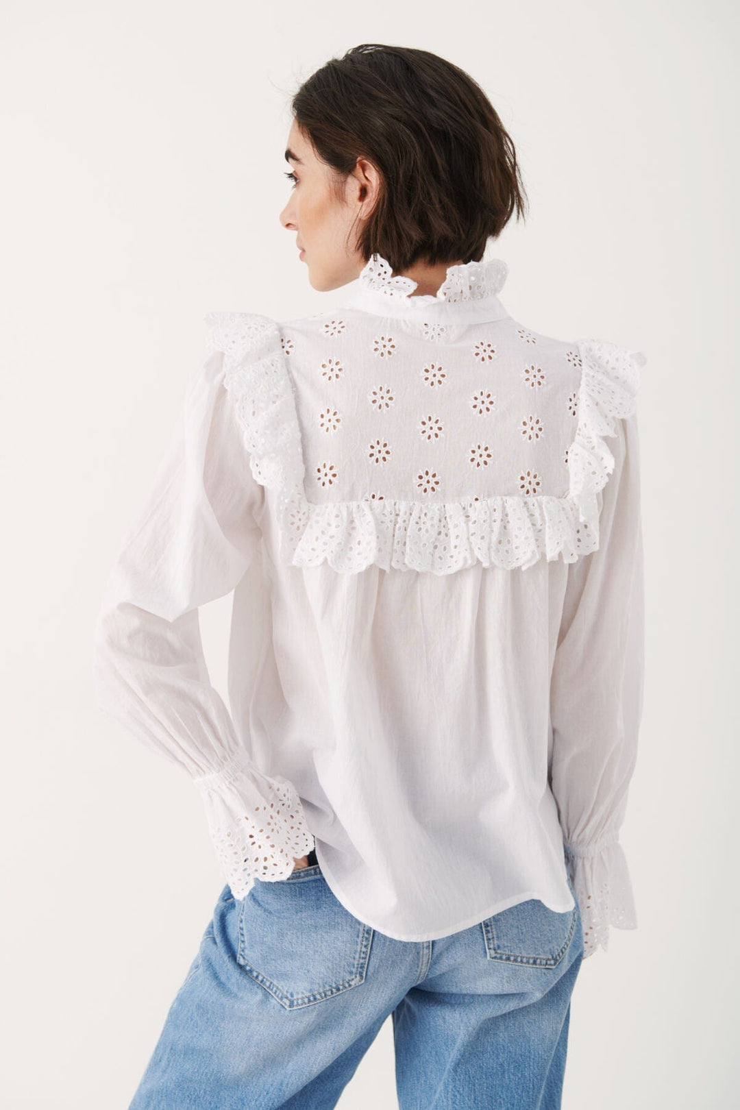Nileapw Shirt Bright White | Skjorter og bluser | Smuk - Dameklær på nett