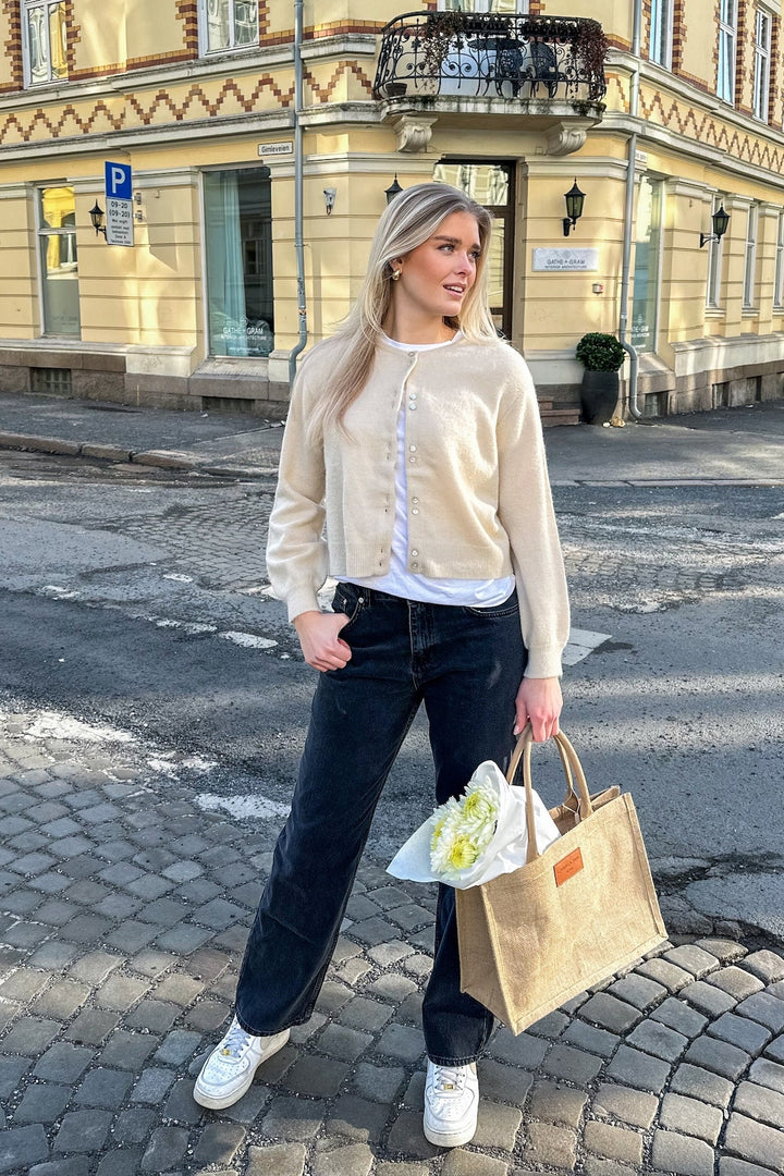 Ninellpw Cardigan French Oak | Genser | Smuk - Dameklær på nett