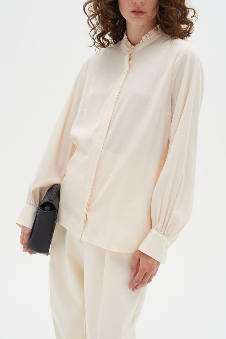 Nixieiw Shirt Whisper White | Skjorter og bluser | Smuk - Dameklær på nett