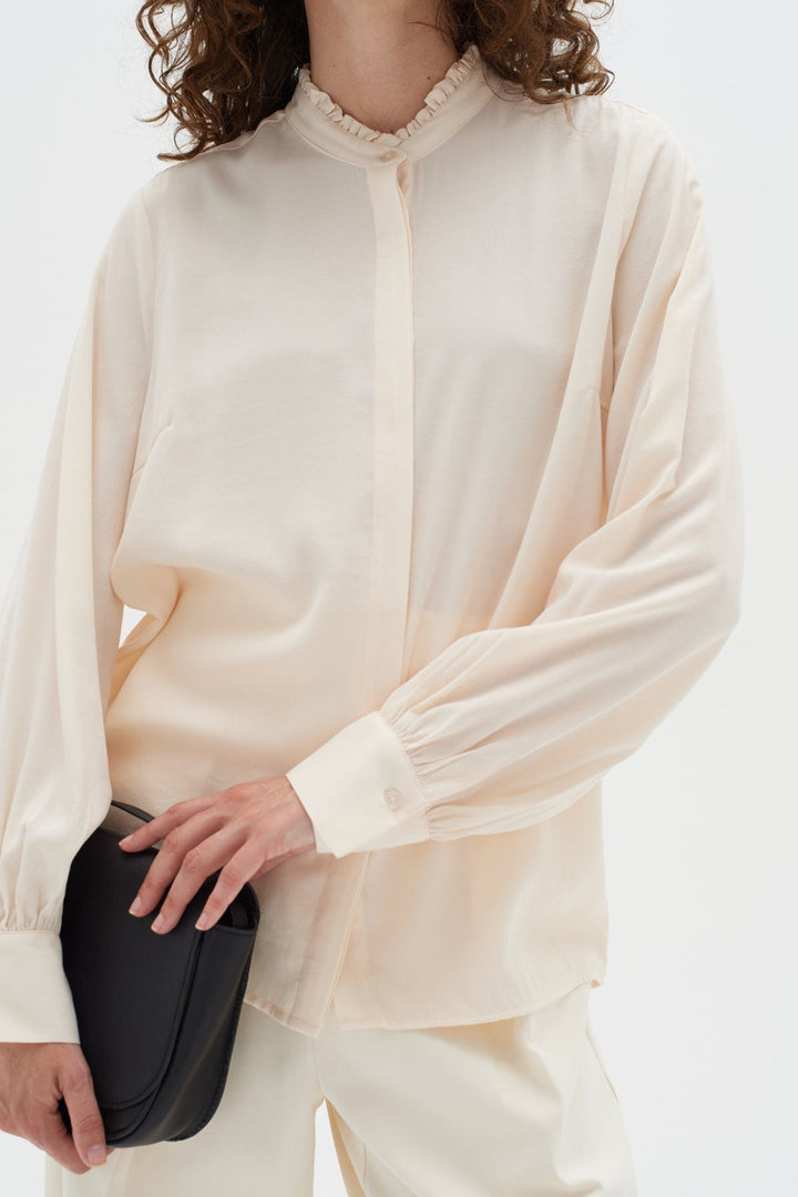 Nixieiw Shirt Whisper White | Skjorter og bluser | Smuk - Dameklær på nett