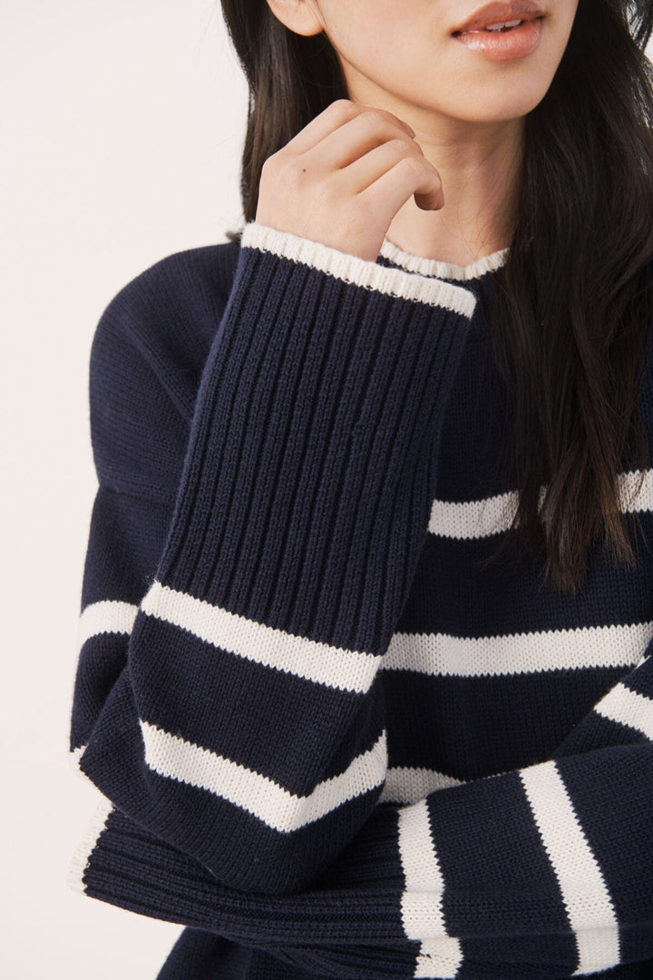 Noelinepw Pullover Whitecap Stripe | Genser | Smuk - Dameklær på nett
