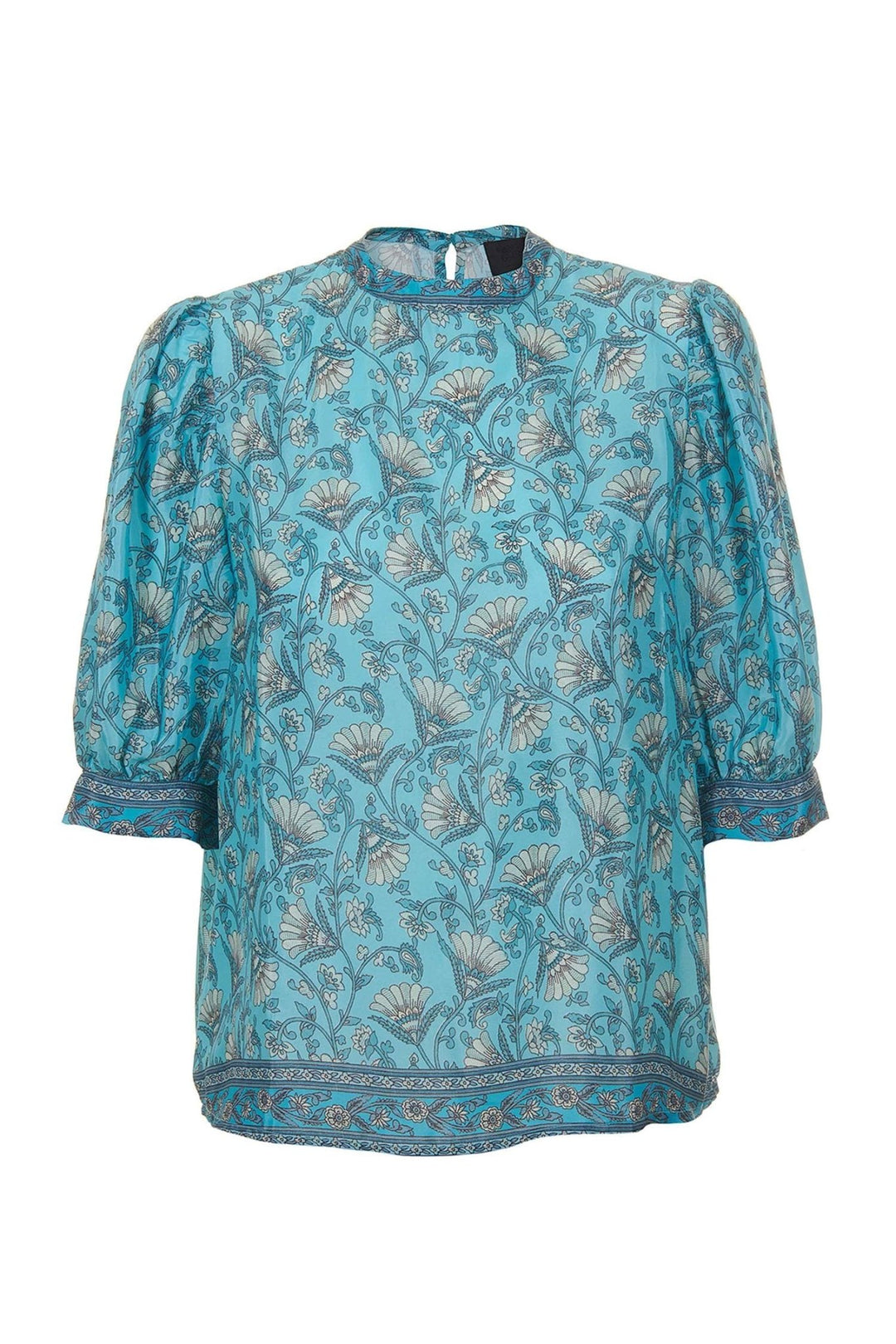 Noor Blouse Turquoise | Skjorter og bluser | Smuk - Dameklær på nett