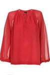 Nora Blouse Red