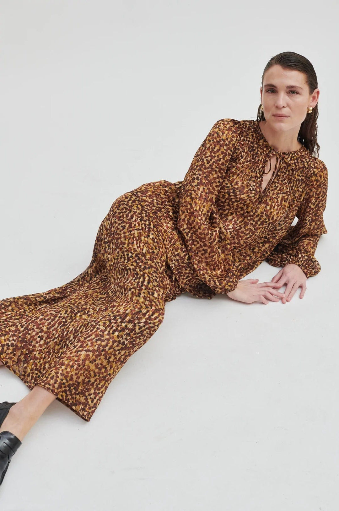 Nutmeg Blouse Deep Mahogany | Skjorter og bluser | Smuk - Dameklær på nett