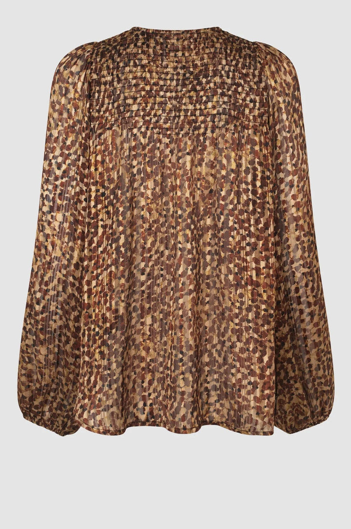 Nutmeg Blouse Deep Mahogany | Skjorter og bluser | Smuk - Dameklær på nett