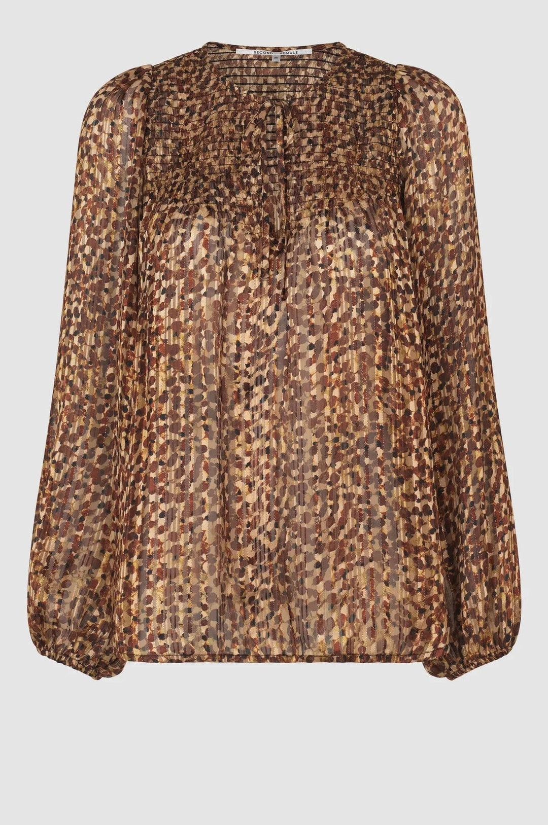 Nutmeg Blouse Deep Mahogany | Skjorter og bluser | Smuk - Dameklær på nett