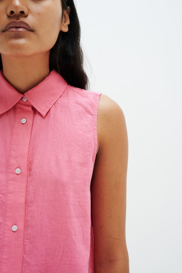 Odetteiw Sl Shirt Pink Rose | Skjorter og bluser | Smuk - Dameklær på nett