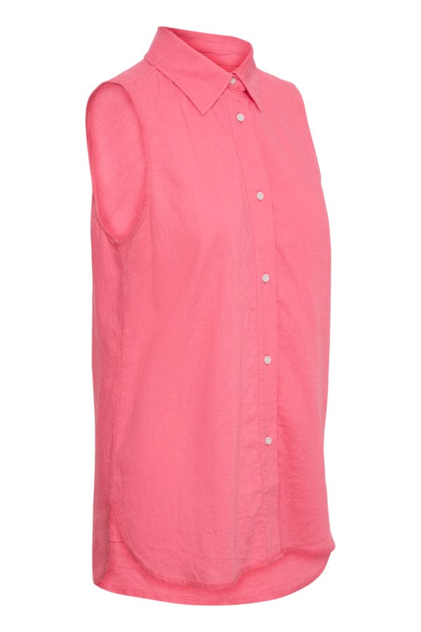 Odetteiw Sl Shirt Pink Rose | Skjorter og bluser | Smuk - Dameklær på nett
