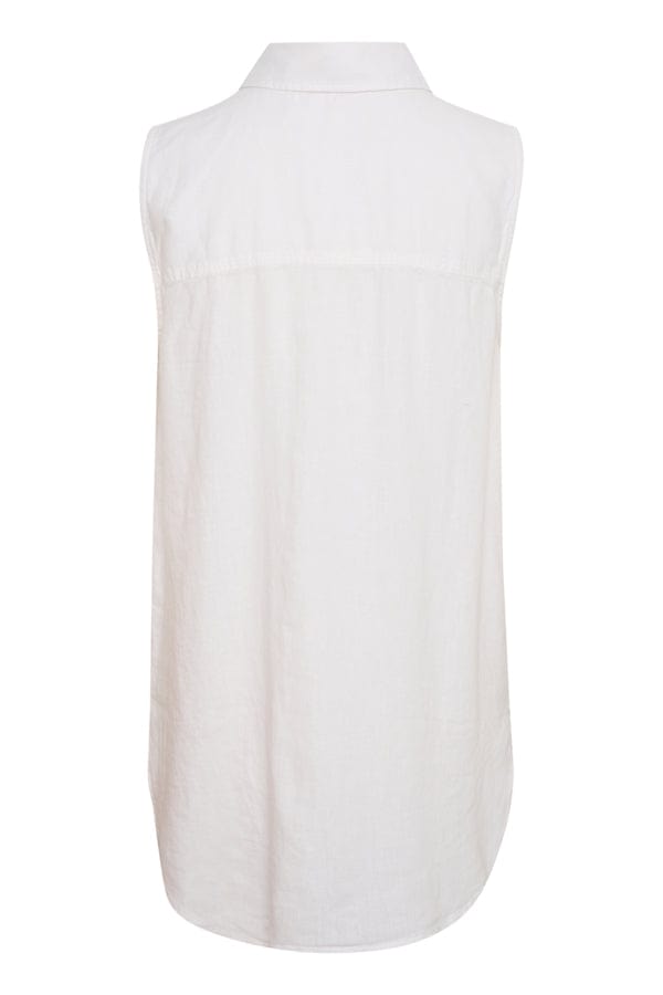 Odetteiw Sl Shirt Pure White | Skjorter og bluser | Smuk - Dameklær på nett