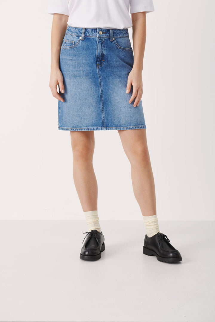 Olenapw Skirt Light Blue Denim | Skjørt | Smuk - Dameklær på nett