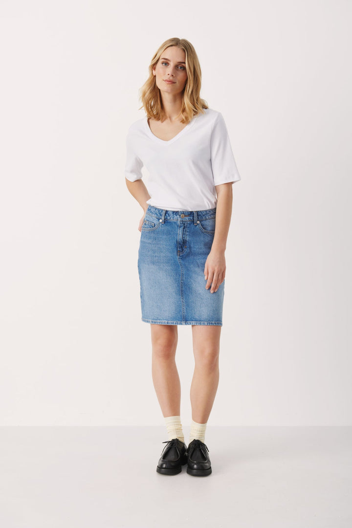 Olenapw Skirt Light Blue Denim | Skjørt | Smuk - Dameklær på nett